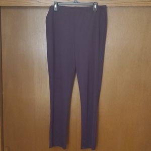Slinky Brand Polyester Elastic Band Pants